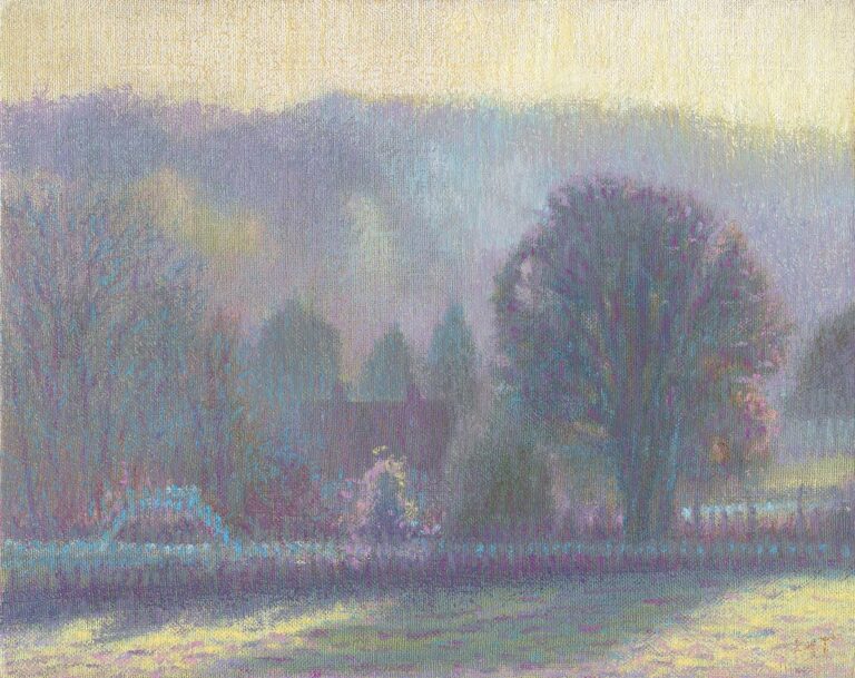Spring evening Chorleywood common