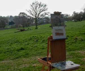 spring chorleywood common painting