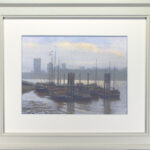 River Thames evening Wapping