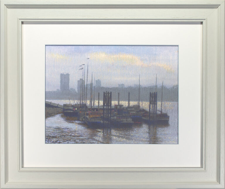 River Thames evening Wapping