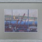 Penzance from Newlyn evening light