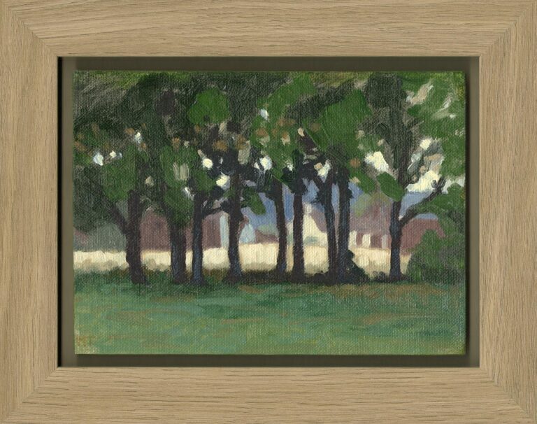 Summer on the common oil painting