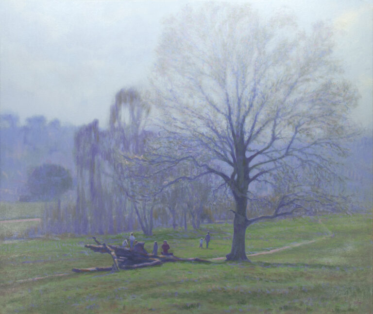 Spring morning oil on canvas
